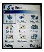 Menu: vpravo nahoře je symbol kamery (Klikni pro zvětšení)