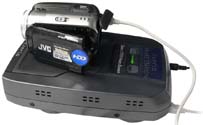 Externí vypalovačka JVC s kamerou (Klikni pro zvětšení)