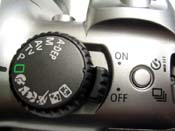 Hlavní volič režimů fotoaparátu (Klikni pro zvětšení)