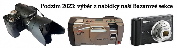 Výběr z podzimní bazarové nabídky ze sekce DIGI-Foto Výběr z podzimní bazarové nabídky ze sekce DIGI-Foto