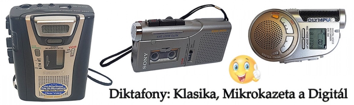 Trojice nahrávacích médií v diktafinech napříč historií... Trojice nahrávacích médií v diktafinech napříč historií...