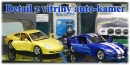 Detail police z naší vitríny auto-kamerek Detail police z naší vitríny auto-kamerek