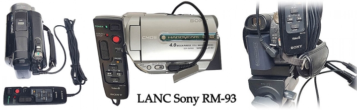 Kabelové ovládání Sony RM-93 je historické; a funkční Kabelové ovládání Sony RM-93 je historické; a funkční