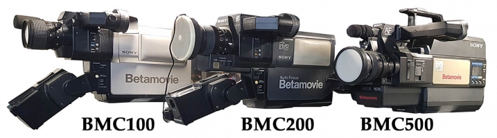 Všechny tři stěžejní modely formátu Sony BetaMovie... Všechny tři stěžejní modely formátu Sony BetaMovie...