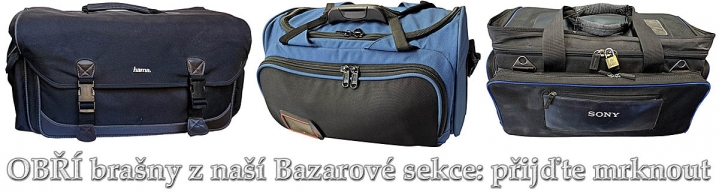 Výběr z bobulí: OBŘÍ brašny z naší Bazarové sekce... Výběr z bobulí: OBŘÍ brašny z naší Bazarové sekce...