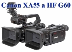 Videokamery Canon XA55 a HF G60 u sebe: srovnání Videokamery Canon XA55 a HF G60 u sebe: srovnání