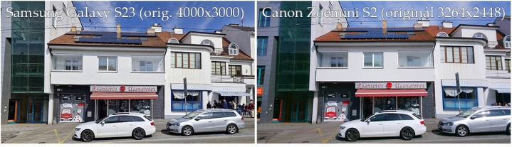 Fotky z pamětí přístrojů: Mobil S-GS23 vs. Zoemini S2 Fotky z pamětí přístrojů: Mobil S-GS23 vs. Zoemini S2