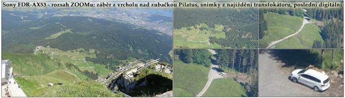 Úctyhodný rozsah transfokátoru kamery Sony FDR-AX53 Úctyhodný rozsah transfokátoru kamery Sony FDR-AX53