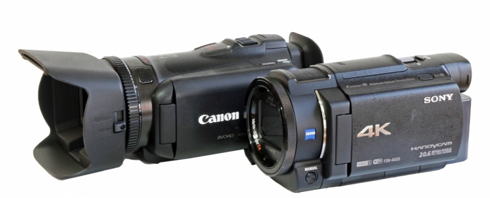 Videokamery Canon HF G26 versus Sony FDR-AX33 Videokamery Canon HF G26 versus Sony FDR-AX33