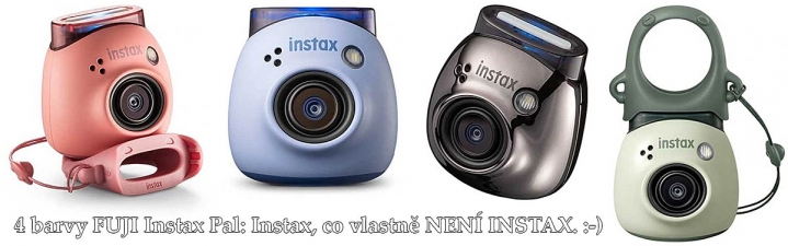 FUJIFILM Instax Pal ve čtyřech barevných variantách... FUJIFILM Instax Pal ve čtyřech barevných variantách...