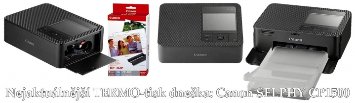 Aktuální model Foto-tiskárny Canon - Selphy CP1500... Aktuální model Foto-tiskárny Canon - Selphy CP1500...
