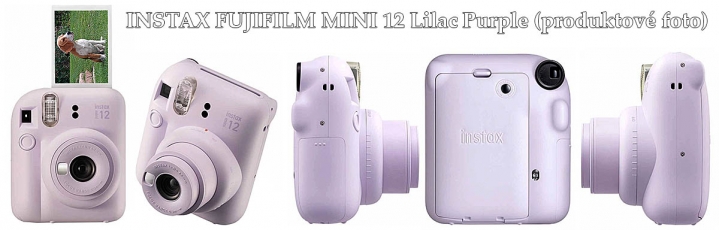 Detaily růžového INSTAX Mini 12 - z produktových fotek Detaily růžového INSTAX Mini 12 - z produktových fotek