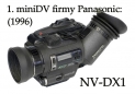 Historicky PRVNÍ miniDV kamera firmy Panasonic: NV-DX1 Historicky PRVNÍ miniDV kamera firmy Panasonic: NV-DX1
