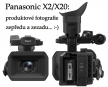 Videokamery Panasonic HC-X2/X20 zepředu a zezadu Videokamery Panasonic HC-X2/X20 zepředu a zezadu