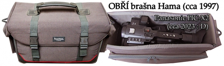 OBŘÍ brašna z konce 90. let se pro obří kamery hodí... OBŘÍ brašna z konce 90. let se pro obří kamery hodí...