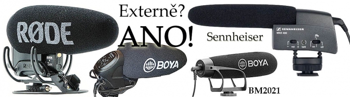 Různé druhy a značky EXTERNÍCH mikrofonů z textu... Různé druhy a značky EXTERNÍCH mikrofonů z textu...