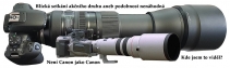 Canon EOS 850D a Tamron 150-600 versus jeden akční Canon EOS 850D a Tamron 150-600 versus jeden akční