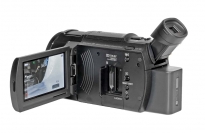 Videokamera Sony FDR-AX33: pohled pod LCD Videokamera Sony FDR-AX33: pohled pod LCD