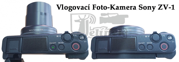 Vlogovací Foto-Kamera Sony ZV-1: 2 polohy objektivu Vlogovací Foto-Kamera Sony ZV-1: 2 polohy objektivu